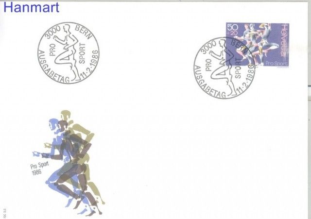 Znaczek Szwajcaria 1986 Mi 1313 FDC