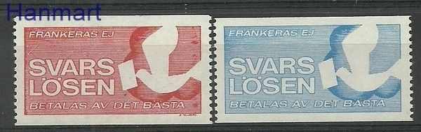 Znaczek Szwecja 1969 Mi aut por 2-3 Czyste **