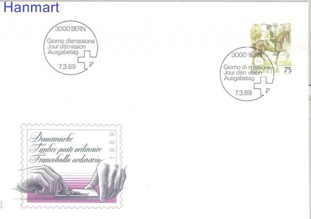 Znaczek Szwajcaria 1989 Mi 1390 FDC