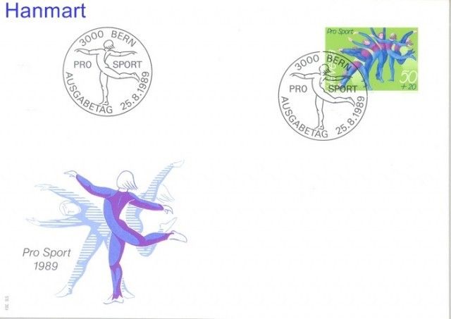Znaczek Szwajcaria 1989 Mi 1404 FDC