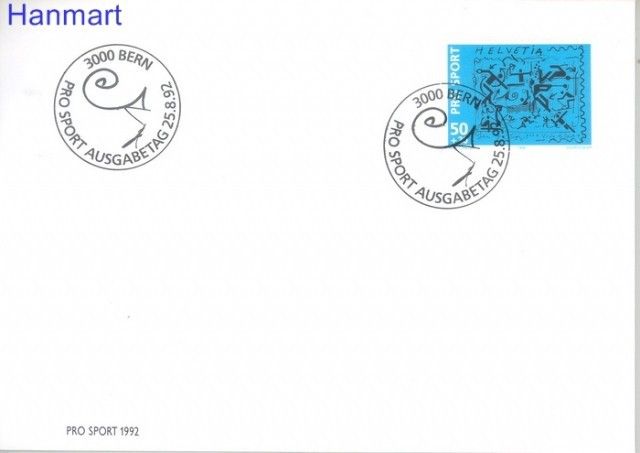 Znaczek Szwajcaria 1992 Mi 1482 FDC