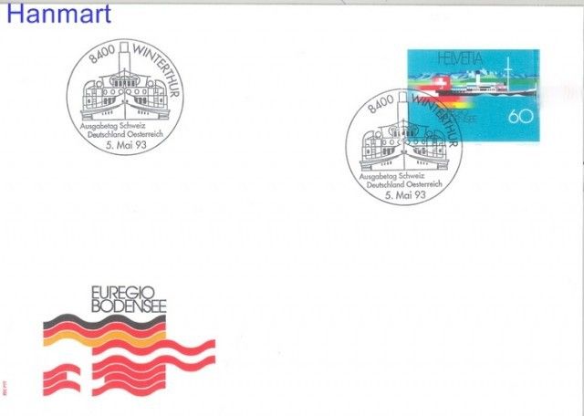Znaczek Szwajcaria 1993 Mi 1501 FDC