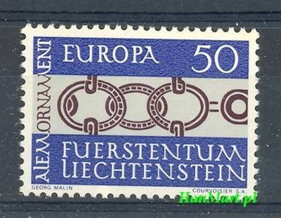 Znaczek Liechtenstein 1965 Mi 454 Czyste **
