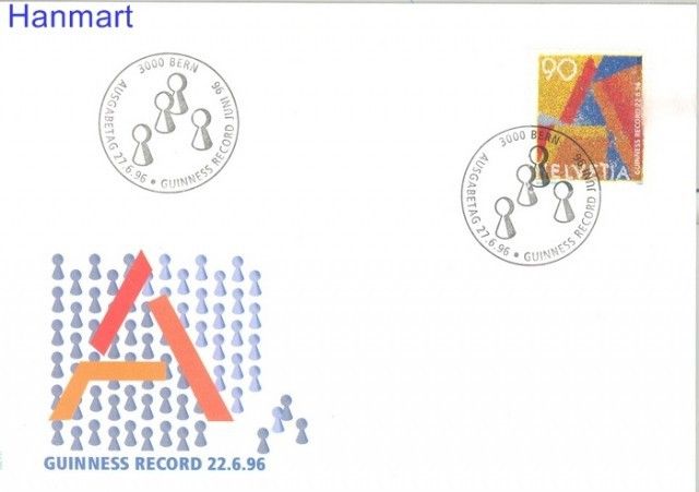 Znaczek Szwajcaria 1996 Mi 1584 FDC