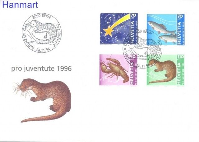 Znaczek Szwajcaria 1996 FDC