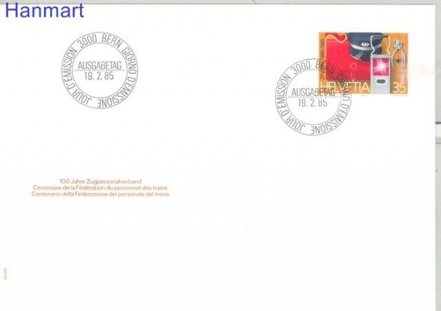 Znaczek Szwajcaria 1985 Mi 1290 FDC