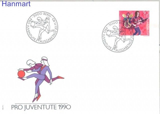 Znaczek Szwajcaria 1990 Mi 1434 FDC