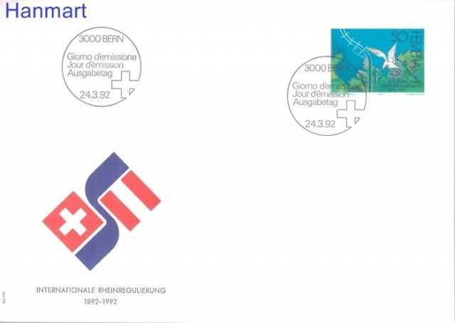 Znaczek Szwajcaria 1992 Mi 1465 FDC