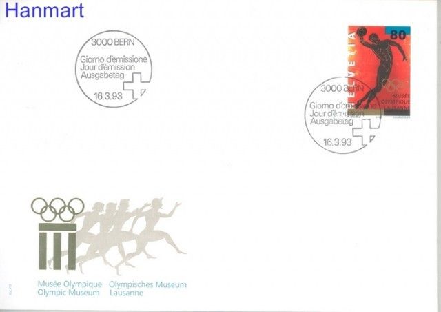 Znaczek Szwajcaria 1993 Mi 1494 FDC