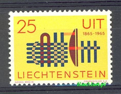 Znaczek Liechtenstein 1965 Mi 458 Czyste **