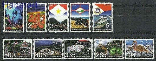 Znaczek Antyle Holenderskie 2007 Mi 1529-1538 Czyste **