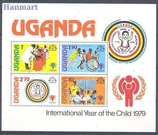Znaczek Uganda 1979 Mi bl 16 Czyste **