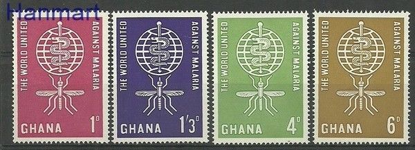 Znaczek Ghana 1962 Mi 134-137 Czyste **