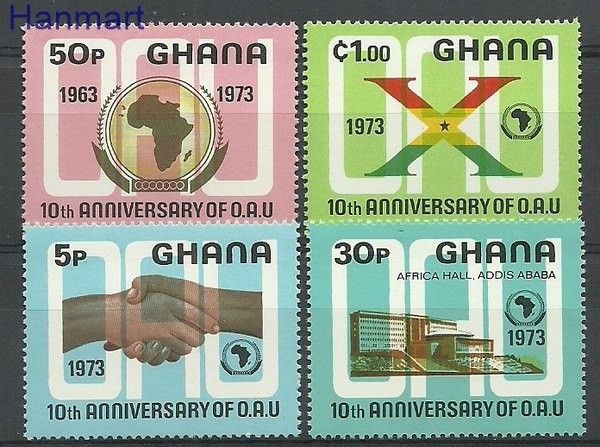 Znaczek Ghana 1973 Mi 516-519 Czyste **