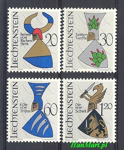Znaczek Liechtenstein 1966 Mi 465-468 Czyste **
