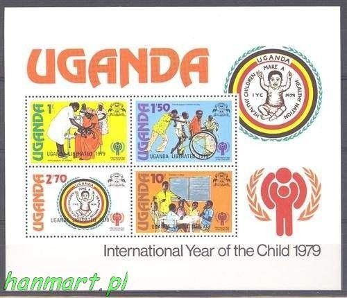Znaczek Uganda 1979 Mi bl 19 Czyste **