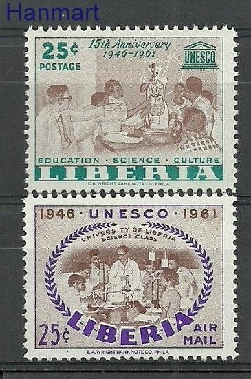 Znaczek Liberia 1961 Mi 564-565 Czyste **