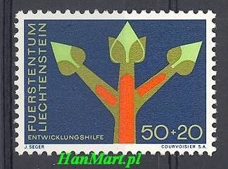 Znaczek Liechtenstein 1967 Mi 485 Czyste **