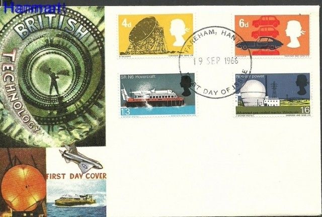 Znaczek Wielka Brytania 1966 FDC