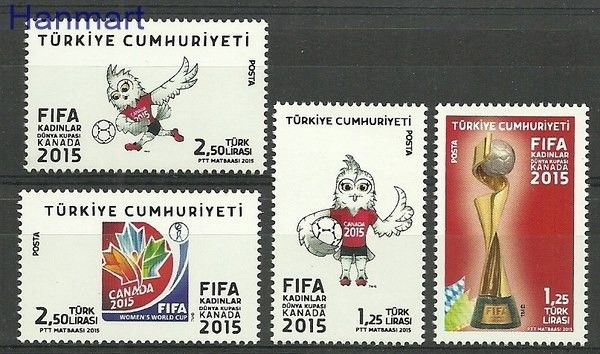 Znaczek Turcja 2015 Mi 4186-4189 Czyste **