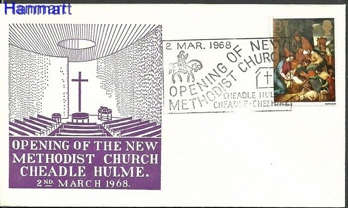 Znaczek Wielka Brytania 1967 Mi 474 FDC