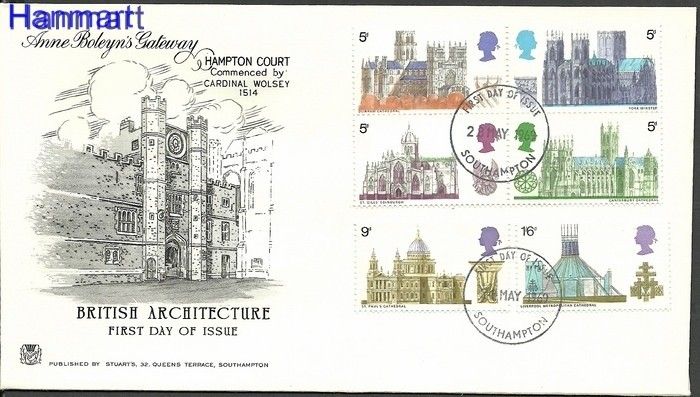 Znaczek Wielka Brytania 1969 FDC