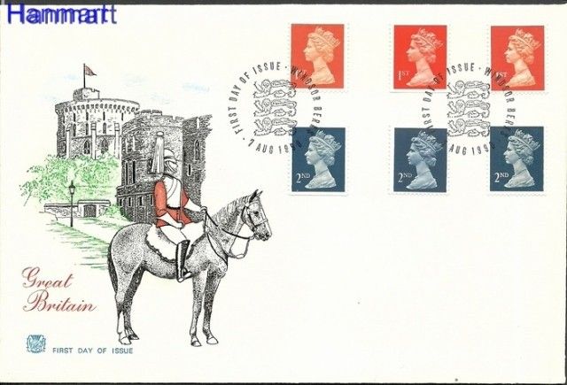 Znaczek Wielka Brytania 1990 Mi 1281-1282 FDC