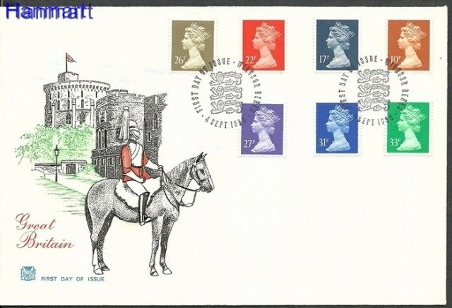 Znaczek Wielka Brytania 1990 FDC