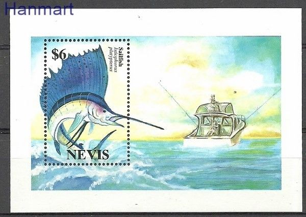 Znaczek Nevis 1994 Mi bl 80 Czyste **