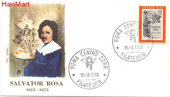 Znaczek Włochy 1973 Mi 1393 FDC