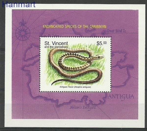 Znaczek Saint Vincent i Grenadyny 1998 Mi bl 444 Czyste **