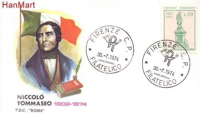 Znaczek Włochy 1974 Mi 1457 FDC