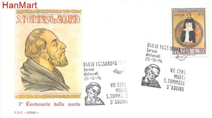 Znaczek Włochy 1974 Mi 1467 FDC