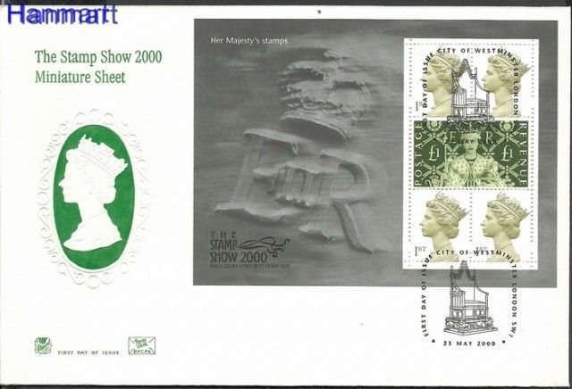 Znaczek Wielka Brytania 2000 Mi ark 1871 FDC