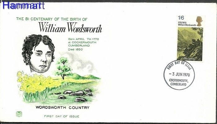 Znaczek Wielka Brytania 1970 Mi 548 FDC