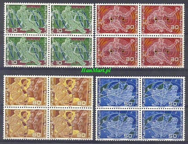 Znaczek Liechtenstein 1969 Mi 508-511 Czyste **
