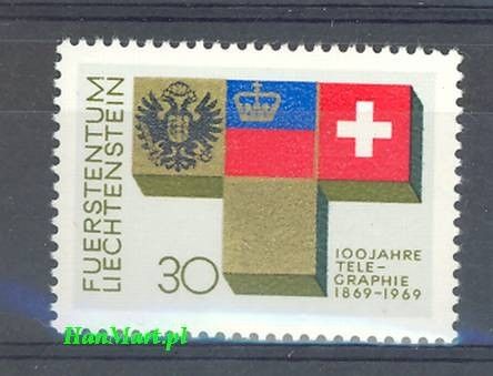 Liechtenstein 1969 Mi 517 Czyste **