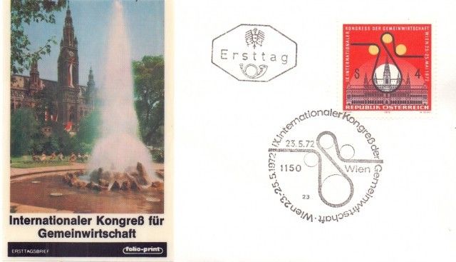 Znaczek Austria 1972 Mi 1388 FDC