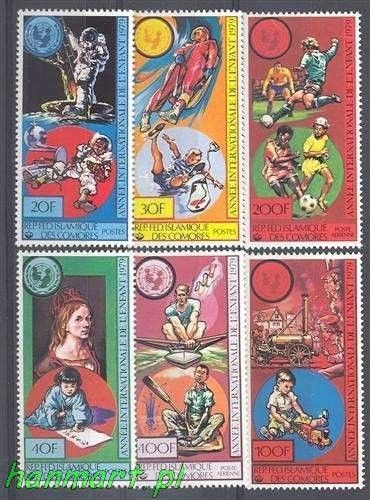 Znaczek Komory 1979 Mi 553-558 Czyste **