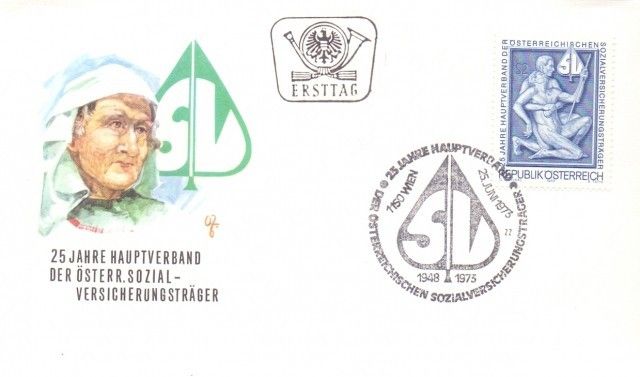 Znaczek Austria 1973 Mi 1415 FDC