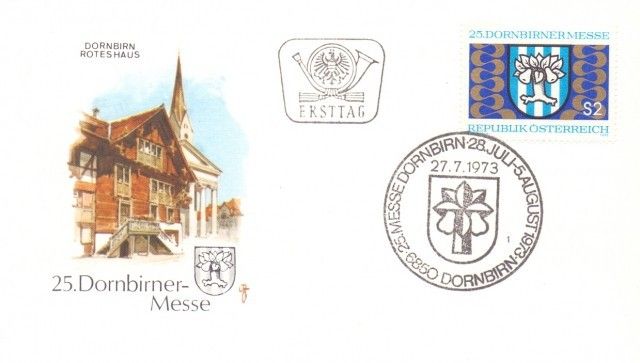 Znaczek Austria 1973 Mi 1417 FDC