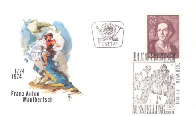 Znaczek Austria 1974 Mi 1455 FDC