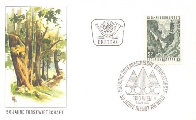 Znaczek Austria 1975 Mi 1486 FDC