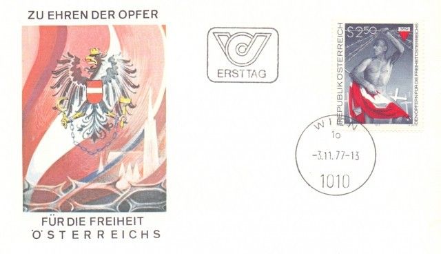 Znaczek Austria 1977 Mi 1558 FDC
