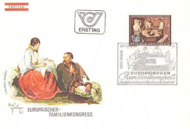 Znaczek Austria 1978 Mi 1587 FDC