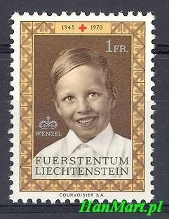 Znaczek Liechtenstein 1970 Mi 526 Czyste **