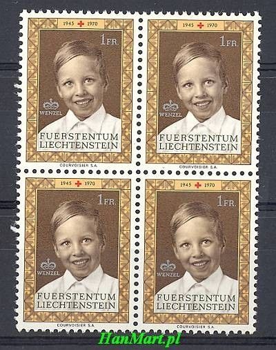 Znaczek Liechtenstein 1970 Mi 526 Czyste **