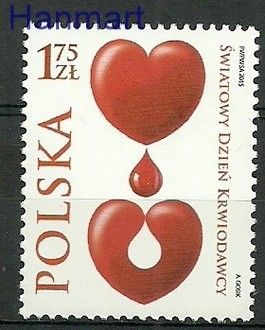 Znaczek Polska 2015 Mi 4768 Fi 4618 Czyste **