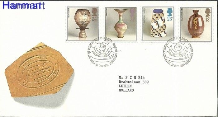 Znaczek Wielka Brytania 1987 Mi 1122-1125 FDC