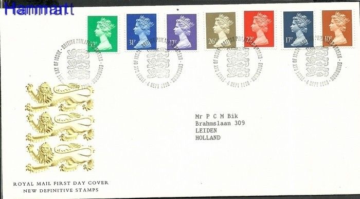 Znaczek Wielka Brytania 1990 FDC